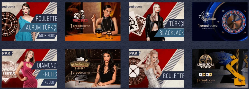 Hanzbet live casino